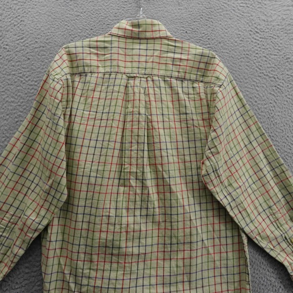 Orvis Mens Button Down Shirt Size Large Multicolor Plaid Long Sleeve Collared - Picture 4 of 12